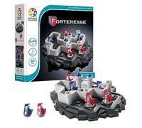 SmartGames - Fortezza - Gioco di Riflessione - Deposita i Bastioni e proteggi il Dungeon - 80 Sfide di Diversi Livelli - 1 Giocatore - A partire da 8 anni, Rosso