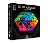 SmartGames - IQ Deluxe Hexagon, Puzzle Game con 120 Sfide, Età 14+