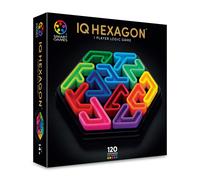 SmartGames - IQ Deluxe Hexagon, Puzzle Game con 120 Sfide, Età 14+