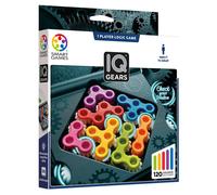 SmartGames - IQ Gears, Puzzle Game with 120 Challenges, Ages 7+