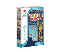 SmartGames - Laboratorio di robots | Giochi da tavolo per bambini 8 anni o più | Puzzle per bambini e puzzle adulti | Gioco da tavolo con 48 sfide | Giochi educativi 8 anni o più