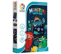 SmartGames - Monsters Hide & Seek, Puzzle Game with 60 Challenges, 6+ Years