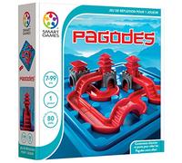 SmartGames- PAGODES, Edizione del Drago Giochi di riflessione, Multicolore, SG 283 FR
