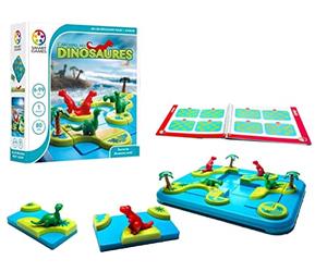 Smartgames - SG 282 fr - Arcipelago dei dinosauri - Gioco di riflessione per bambini, 1 giocatore