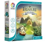 SmartGames - Treasure Island, Puzzle Game with 80 Challenges, 8+ Years
