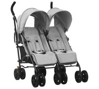 SMARTGROUPSTORE BD - Carrello per gemelli in acciaio grigio chiaro