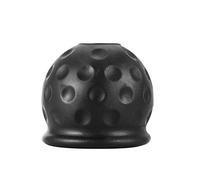 SmartHitech Tappo a Sfera Barra di Rimorchio Gomma Elastico Ricevitore Universale Sospensione con Protezione di Rimorchio Roulotte 50mm Gancio di Rimorchio (Nero)
