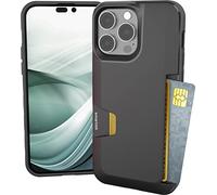 Smartish Custodia a portafoglio per iPhone 14 Pro Max - Wallet Slayer Vol. 1 [sottile + protettiva] porta carte di credito - Black Tie Affair