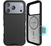 Smartish Custodia magnetica per iPhone 2025 Pro Gripmunk - Controllo fotocamera - Black Tie Affair