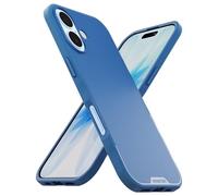 Smartish Custodia MagSafe per iPhone 2025 - Gripmunk custodia magnetica sottile [leggera e protettiva] custodia sottile con fodera in microfibra per Apple iPhone 2025 - blu sul verde