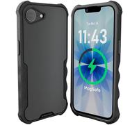 Smartish® Custodia protettiva MagSafe per iPhone 16e - Gripzilla [robusta e resistente] custodia magnetica resistente corazzata sottile con protezione testata per Apple iPhone 16e 2025 - Black Tie