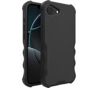 Smartish® Custodia protettiva MagSafe per iPhone 16e - Gripzilla [robusta e resistente] custodia magnetica resistente corazzata sottile con protezione testata per Apple iPhone 16e 2025 - Black Tie