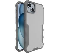 Smartish Custodia protettiva per iPhone 15 Plus - Gripzilla compatibile con MagSafe [robusta e resistente] Custodia sottile corazzata resistente con protezione contro le cadute - area grigia