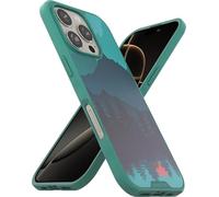 Smartish® Gripmunk - Custodia magnetica per iPhone 16 Pro compatibile con MagSafe, leggera e protettiva, cover sottile e leggera con grip, fodera in microfibra, per Apple iPhone 16 Pro, motivo: Moving