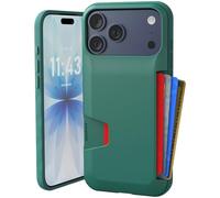 Smartish So Jaded - Custodia a portafoglio per iPhone 17 Pro Max, sottile e protettiva, con porta carte di credito, testata a prova di caduta, con slot per carte di credito