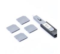 SmartKeeper Essential, 4 blocchi porta SD + chiave, grigio