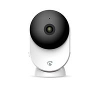 NEDIS SmartLife - Telecamera interna Wi-Fi - 3 MP Full HD 1296p - Cloud Storage (opzionale) / microSD (non inclusa) / Onvif - con sensore di movimento - visione notturna - bianco