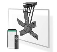 SmartLife Motorised TV Ceiling Mount - 23-65" - Maximum supported screen weight: 30 kg - Rotatable - Tiltable - Minimum ceiling distance: 140 mm - Remote controlled - Steel - Black