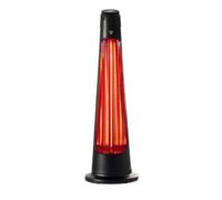 SmartLife - Riscaldamento per terrazze - Wi-Fi - 1200 W - 2 impostazioni di calore - Oscillazione - Protezione dagli inciampi - IP24 - Nero