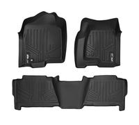 SMARTLINER Set di tappetini per Silverado/Sierra 1500/2500/3500 Crew Cab/2000-2006 Escalade/Suburban/Yukon XL 1999-2007