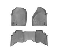 SMARTLINER Set di tappetini su misura a 2 file, colore grigio, per Dodge Ram 1500 Quad Cab 2002-2008/2003-2009 Ram 2500/3500 Quad Cab