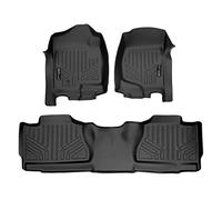SMARTLINER Set di tappetini su misura per Chevrolet Avalanche a 2 file, colore nero