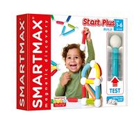 SMARTMAX Start Plus : Costruzioni Magnetiche - Set 30 Pezzi - Da 1 Anno | Set Magnetico con Elementi Curvi - Barre e Sfere da Combinare - Creazioni 2D e 3D - Gioco Educativo Compatibile con SmartMax