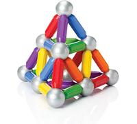 SMARTMAX Start XL : Costruzioni Magnetiche - 42 Pezzi - Bambini da 1 Anno | Set Magnetico XL - Barre Corte e Lunghe con Sfere - Strutture e Forme da Creare - Gioco Educativo Compatibile con SmartMax