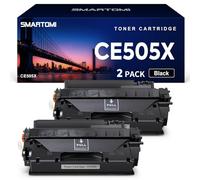 SMARTOMI 05X CE505X Cartuccia del Toner Compatibili per HP 05A 05X CE505A CE505X CF280X per HP Laserjet P2055DN P2035 P2035N P2055X P2055D Pro M401DN M401DNE M401DW MFP M425DN M425DW (2 Nero)