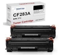 SMARTOMI CF283A 83A Cartucce di Toner Compatibili per HP 83A 83X CF283X CF283A per HP LaserJet Pro M201dw M201n MFP M225dn M225dw M125a M125rnw M125nw M127fn M127fp M127fs M127fw (Nero, 2-Pack)