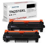 SMARTOMI TN2510XL Compatibile per Toner Brother TN2510XL per DCP-L2627DW DCP-L2620DW MFC-L2860DW DCP-L2665DW DCP-L2660DW MFC-L2835DW MFC-L2827DW HL-L2400DW HL-L2447DW MFC-L2800DW HL-L2445DW (2 nero)