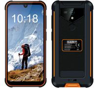 Sicuro Smart STS601 4G IP68 128GB 6GB Ram Display 6.1 pollici Fot 20MP+ 20MP 5100 mAh Black /Orange
