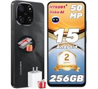 Smartphone 24GB+256GB/2TB TF Doke AI, Android 15, 50MP+13MP, Helio G81 Octa Core