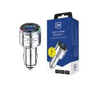 Smartphone 3MK Hyper Car Power 48W QC PD PPS USB 1C1A, Bluetooth, vivavoce, 87,5-108 MHz