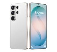 Smartphone Adventure per S26 Ultra, cellulare originale Incell HD Punch Screen da 7,3 pollici, 8000 mAh, doppia SIM, sblocco tramite impronta digitale facciale, GPS, senza SIM,White-1TB
