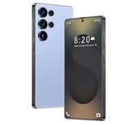 Smartphone Android S25 Ultra (penna integrata), 16 GB 1 TB, batteria da 8000 mAh, telefoni cellulari da 7,3" senza contratto, sblocco con impronta digitale facciale, GPS,Blue-1TB