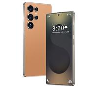 Smartphone Android S25 Ultra (penna integrata), 16 GB 1 TB, batteria da 8000 mAh, telefoni cellulari da 7,3" senza contratto, sblocco con impronta digitale facciale, GPS,Orange-1TB