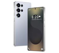 Smartphone Android S25 Ultra (penna integrata), 16 GB 1 TB, batteria da 8000 mAh, telefoni cellulari da 7,3" senza contratto, sblocco con impronta digitale facciale, GPS,Tianium Blue-1TB