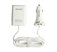 Smartphone AWEI C-400 4 porte USB da DC 5 V, 9,6 A, Bianco