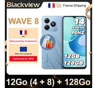 Smartphone Blackview WAVE 8 [Senza caricatore UE] 12GB (4+8) 128GB, 5000mAh, Fotocamera da 13MP, Android 14