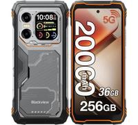 Smartphone Blackview XPLORE 1 12GB RAM 256GB 5G 6.78" NFC Batteria 20000mAh Arancione