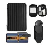 Smartphone Camera Mirror Clip - Selfie Accessory, Adattatore Picture | Hands-Free Rear View with Adjustable Mirror, Compact Style, Ideale per Rear Camera Recording