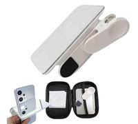 Smartphone Camera Mirror Clip - Selfie Accessory, Picture Adapter | Hands-Free Rear View With Adjustable Mirror, Compact Style, Ideal For Rear Camera Recording