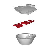 Smartphone Car Cup Holder Mount for 76-78mm & iPhone 6 with Lifeproof Case