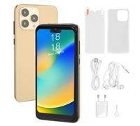 Smartphone con display HD, funzione di sblocco tramite riconoscimento facciale, Android sbloccato, 6,1 pollici, batteria da 4000 mAh, gestione