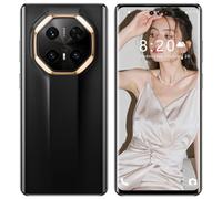 Smartphone da viaggio impermeabile per esterni Mate70 RS, telefoni cellulari Android portatili ultrasottili HD da 7,3 pollici, 16 GB di RAM, 1 TB di ROM, 8000 mAh, doppia SIM,Black-1TB