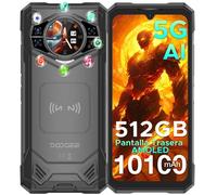 Smartphone Doogee S200X 32 GB RAM 512 GB 5G AMOLED 100 MP Batteria 10100 mAh IP69K