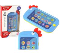 Smartphone educativo per bambini con inglese, pulcino - blu