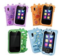 Smartphone giocattolo per - Cellulare educativo con doppia fotocamera | Dispositivo di narrazione lettore musicale | Telefono di apprendimento per bambini e ragazze - Jou