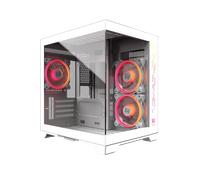 Smartphone M.RED Mini Crystal Sea Blanc con design cristallino unico e riconoscimento facciale - Nouvo